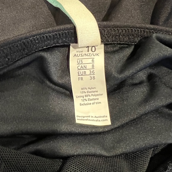 Sea Level Twist Front Tankini in Black (6) - Picture 8 of 10